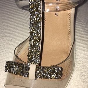 Chinese Laundry Nude/Clear Heel